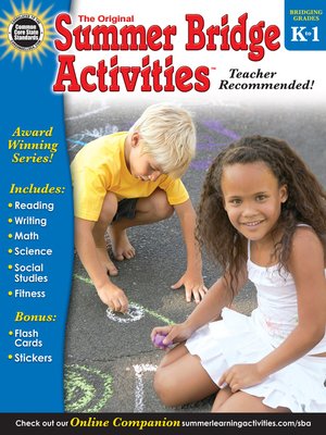 cover image of Summer Bridge Activities, Grades K - 1